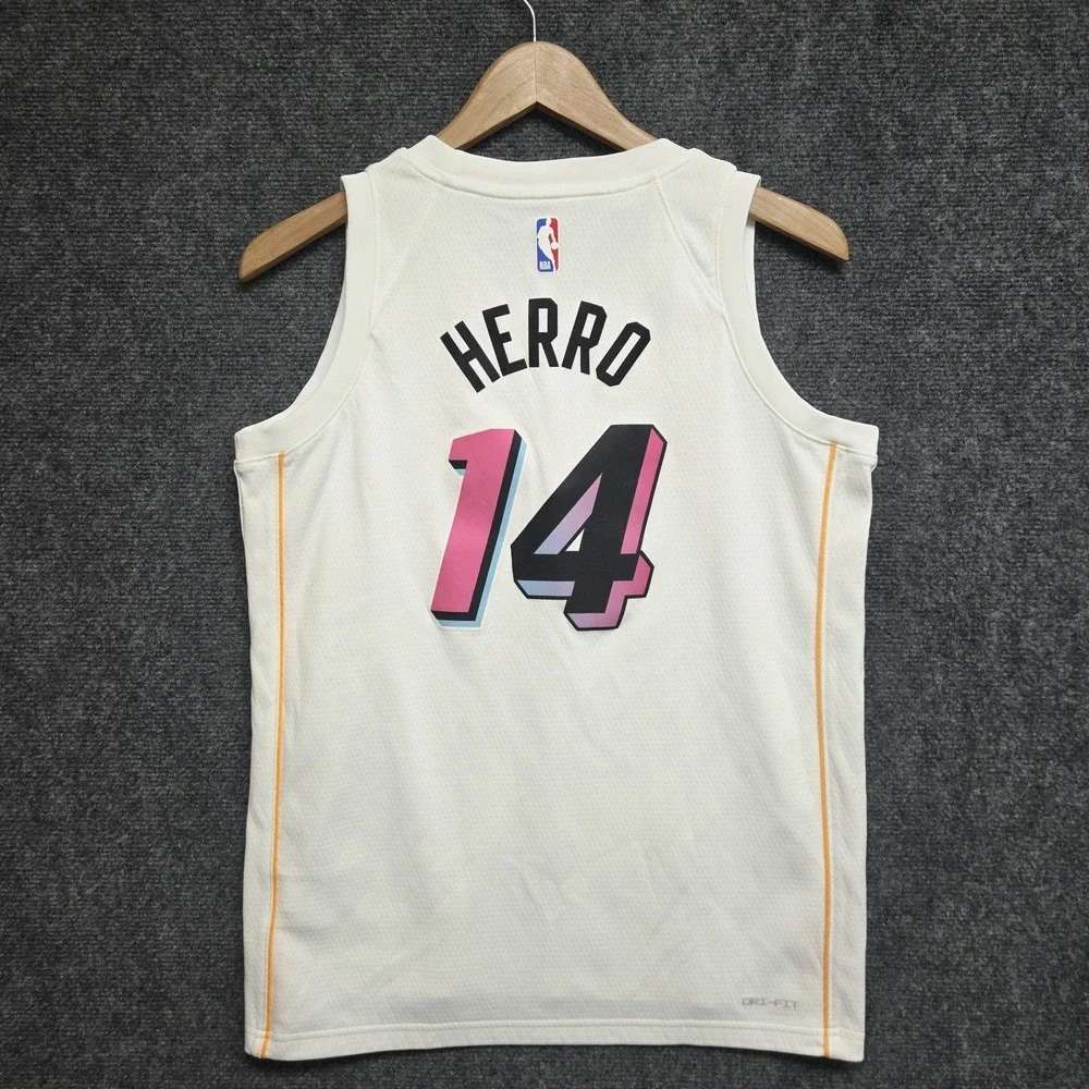Nike Miami Heat Tyler Herro #14 Jersey City Edition Mashup Swingman Youth Large